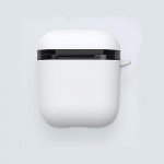 Wholesale P&U Protective Thicken Soft Silicone Cover Skin for Airpod Charging Case (White)